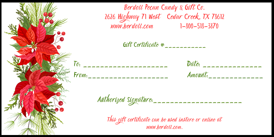 GIFT CERTIFICATE